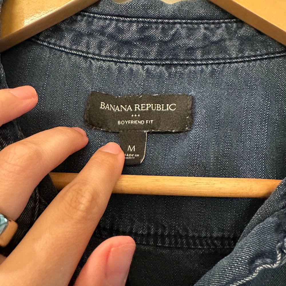 Banana Republic Women's Denim Button Down